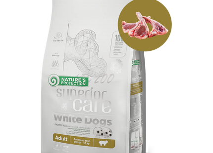 Briketi za belo dlako – Jagnjetina (mini & male pasme, odrasli psi)