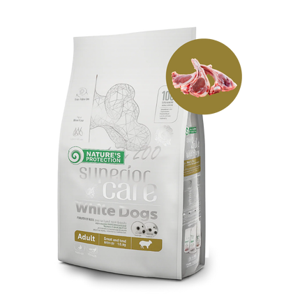NATURE'S PROTECTION Superior Care White Dogs – jagnjetina