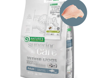 Briketi za bele pse – Bela riba (mini & male pasme, odrasli psi)