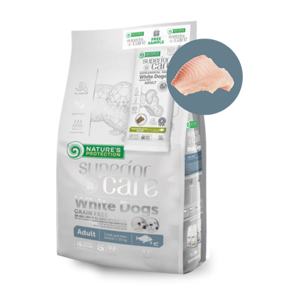 NATURE'S PROTECTION Superior Care White Dog - bela riba