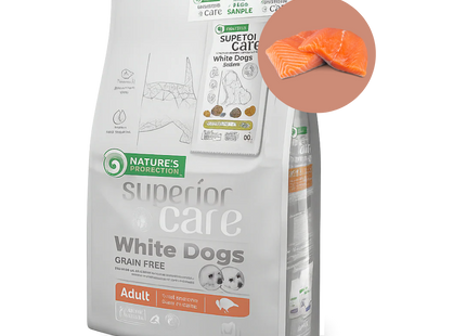 Briketi za belo dlako – Losos (mini & male pasme, odrasli psi)