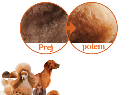 Briketi za rjavo & rdečo dlako – Jagnjetina (vse pasme, odrasli psi)