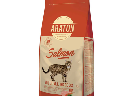 ARATON Adult Za odrasle mačke - Losos 1,5 kg