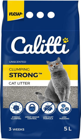 Calitti strong - pesek za mačje stranišče brez vonja