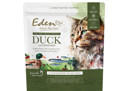 Eden Feline Feast Briketi za mačke - Raca & Sardine 1,5 kg
