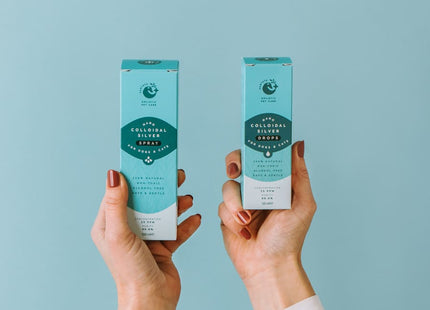 Kapljice za oči in ušesa z nano koloidnim srebrom