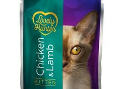 Lovely Hunter Kitten Chicken & Lamb Za mlade mačke - Piščanec & Jagnjetina 85 g