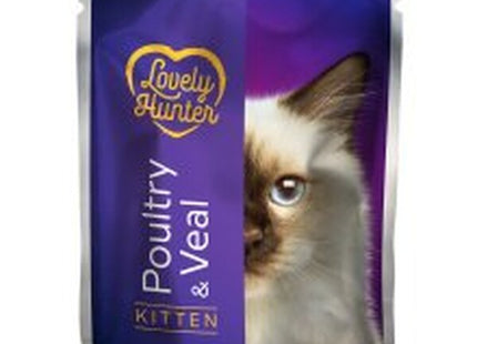 Lovely Hunter Kitten Poultry & Veal Za mlade mačke - Perutnina & Teletina 85 g