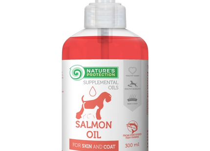 100 % lososovo olje za pse in mačke – dopolnilo za kožo, dlako in splošno vitalnost