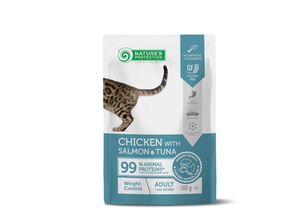 Nature's Protection Weight Control - Piščanec, Losos, Tuna 100g