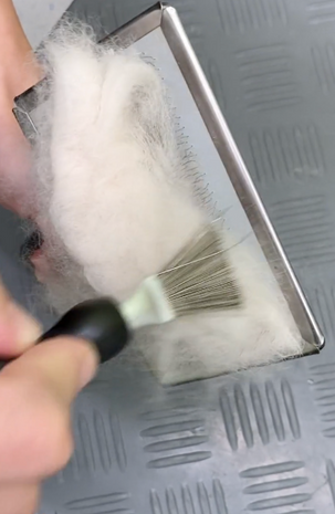 Grabljice za čiščenje krtače